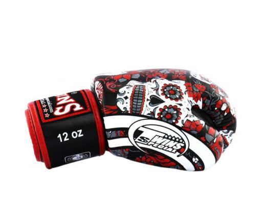 GĂNG TAY BOXING TWINS FBGVL3-53 SKULL Đỏ - Ảnh 3