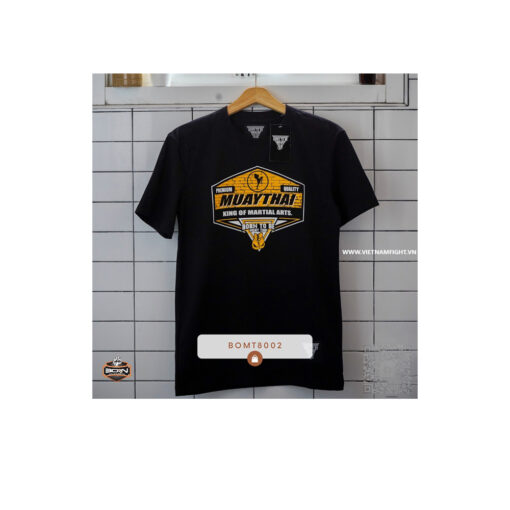 ÁO COTTON  BORN TO BE MUAY THAI T-SHIRT BOMT-8002