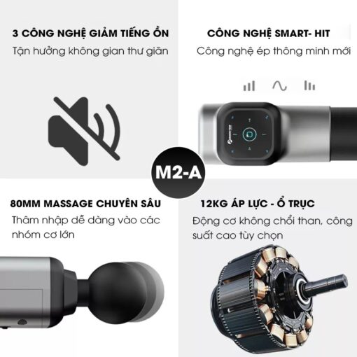 MÁY MASSAGE CẦM TAY BOOSTER M2A CHÍNH HÃNG - Ảnh 11
