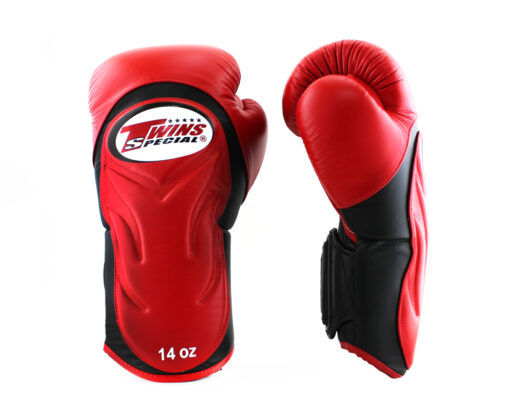 GĂNG TAY BOXING TWINS EXTRA DESIGN BGVL6 - ĐỎ ĐEN - Ảnh 2