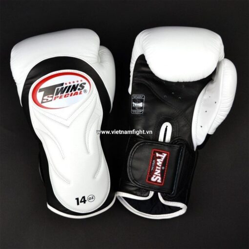GĂNG TAY BOXING TWINS EXTRA DESIGN BGVL6 - TRẮNG ĐEN - Ảnh 7