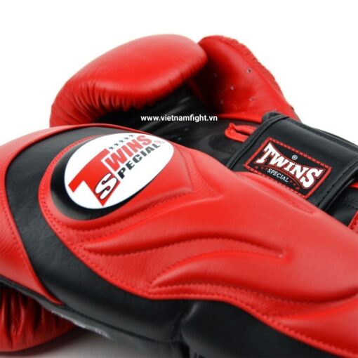 GĂNG TAY BOXING TWINS EXTRA DESIGN BGVL6 - ĐỎ ĐEN - Ảnh 7