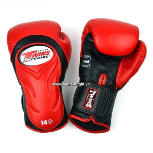 GĂNG TAY BOXING TWINS EXTRA DESIGN BGVL6 - ĐỎ ĐEN - Ảnh 4