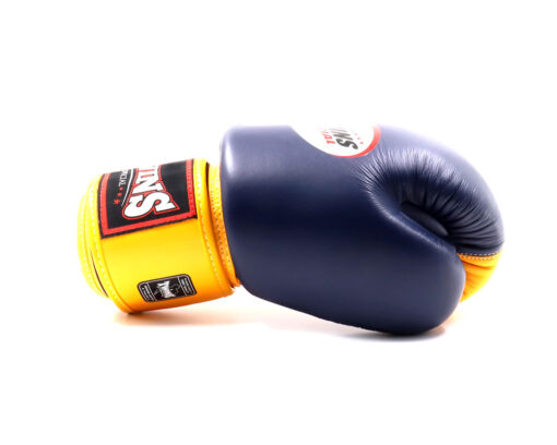 GĂNG TAY BOXING TWINS BGVL8 NAVY YELLOW - Ảnh 3