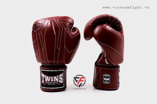 GĂNG TAY BOXING TWINS BGVL14 SPIDER DARK BROWN