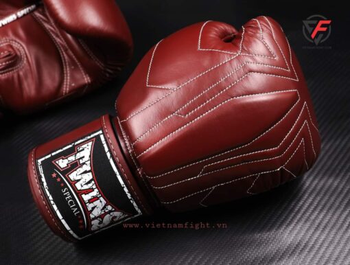 GĂNG TAY BOXING TWINS BGVL14 SPIDER DARK BROWN - Ảnh 3