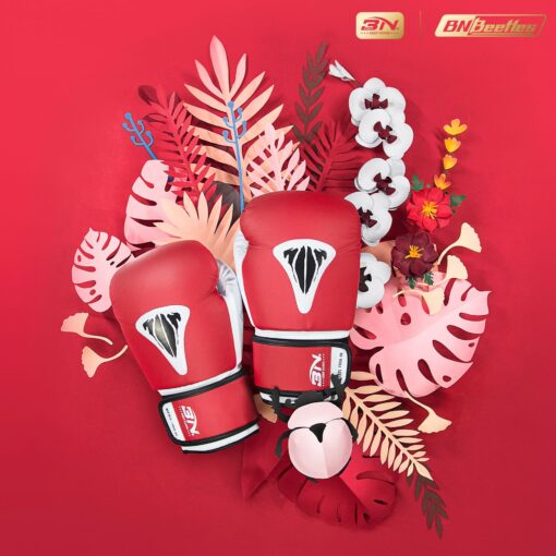 Găng Boxing Muay Thai BN Beetles Đỏ - Ảnh 2
