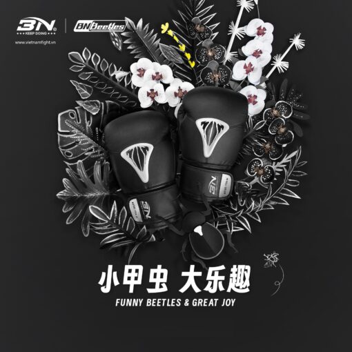 Găng Boxing Muay Thai BN Beetles Đen