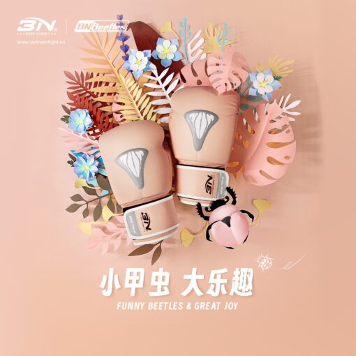 Găng Boxing Muay Thai BN Beetles Hồng