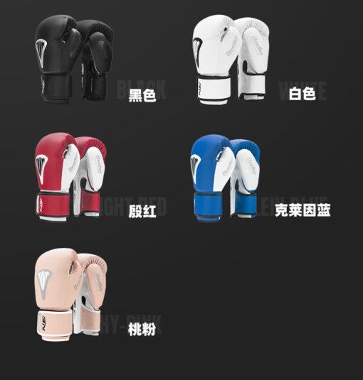 Găng Boxing Muay Thai BN Beetles Trắng - Ảnh 8