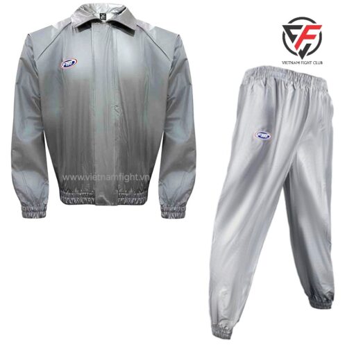 Bộ Ép Cân FBT Sauna Suits Bạc - Ảnh 3