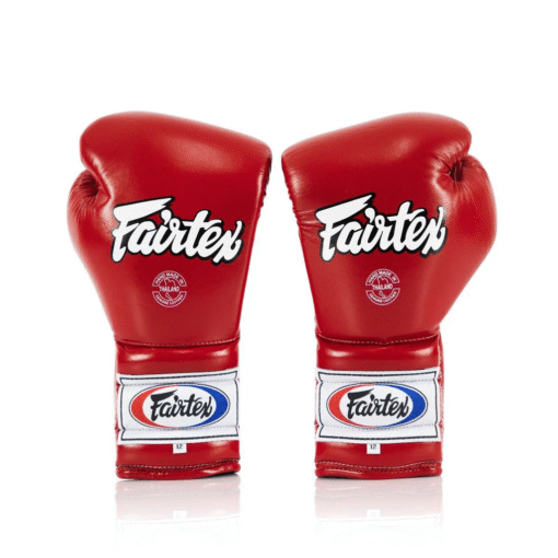 GĂNG TAY BOXING FAIRTEX BGL7 LACE-UP MEXICAN STYLE ĐỎ - Ảnh 2